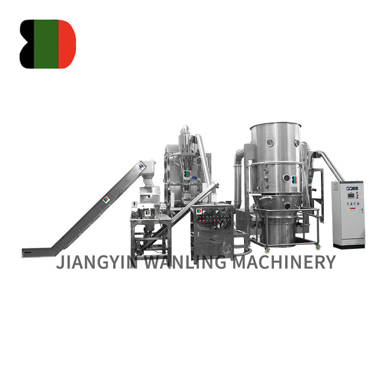 Granul koko wfl membuat granulator katil cecair